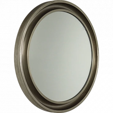 Vintage Mirror Anodized Alluminium Italy 1960s