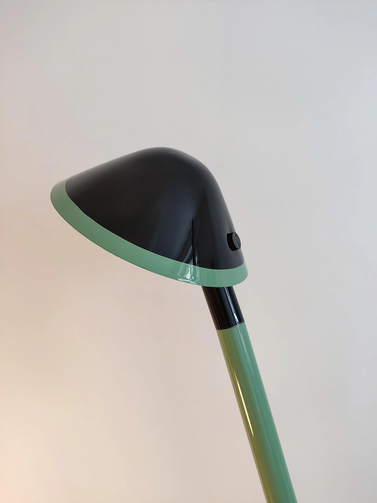 Vinyl lacquered floor lamp, 1970s 4