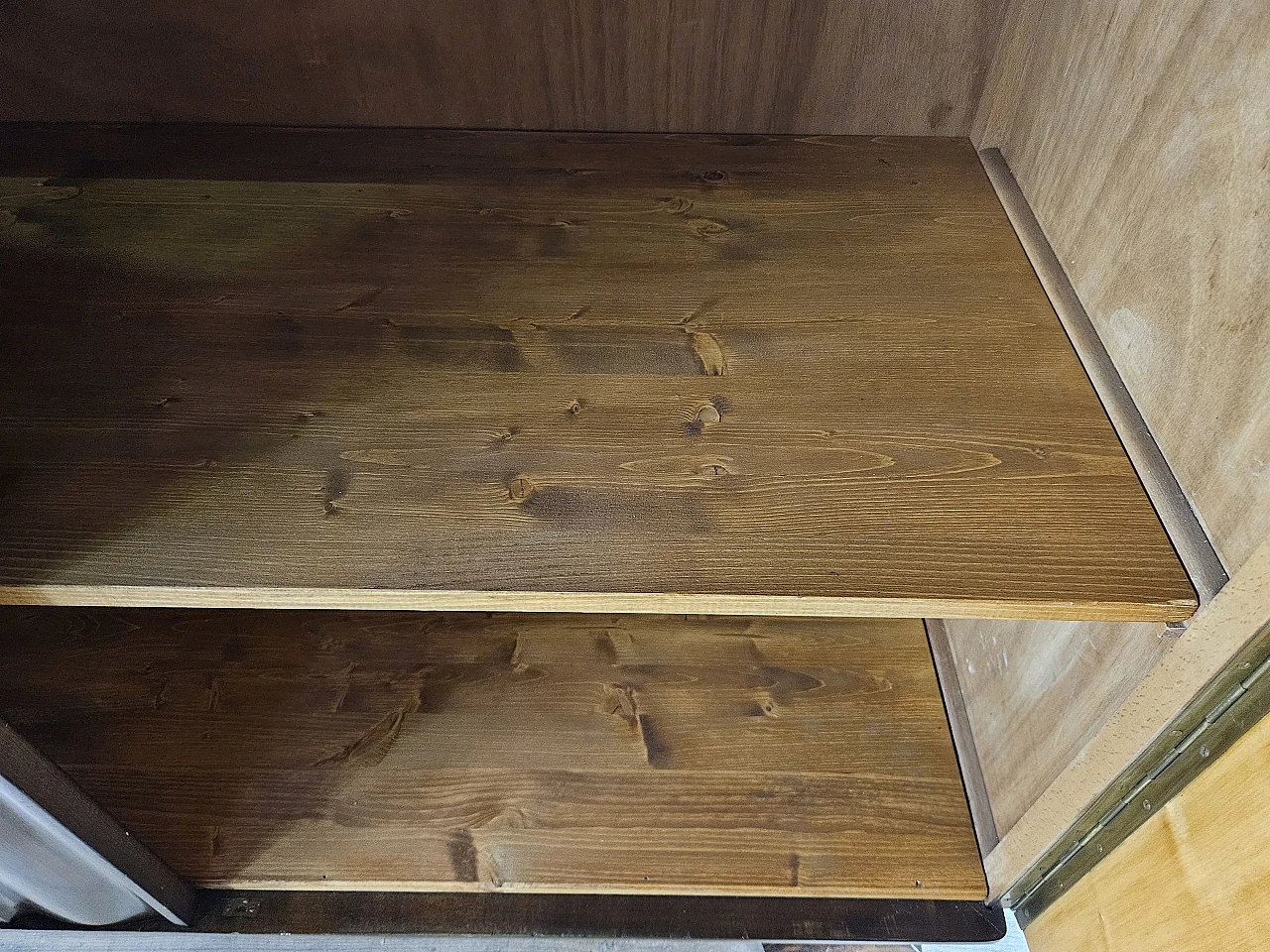 Art Deco sideboard in walnut root, 40s 20