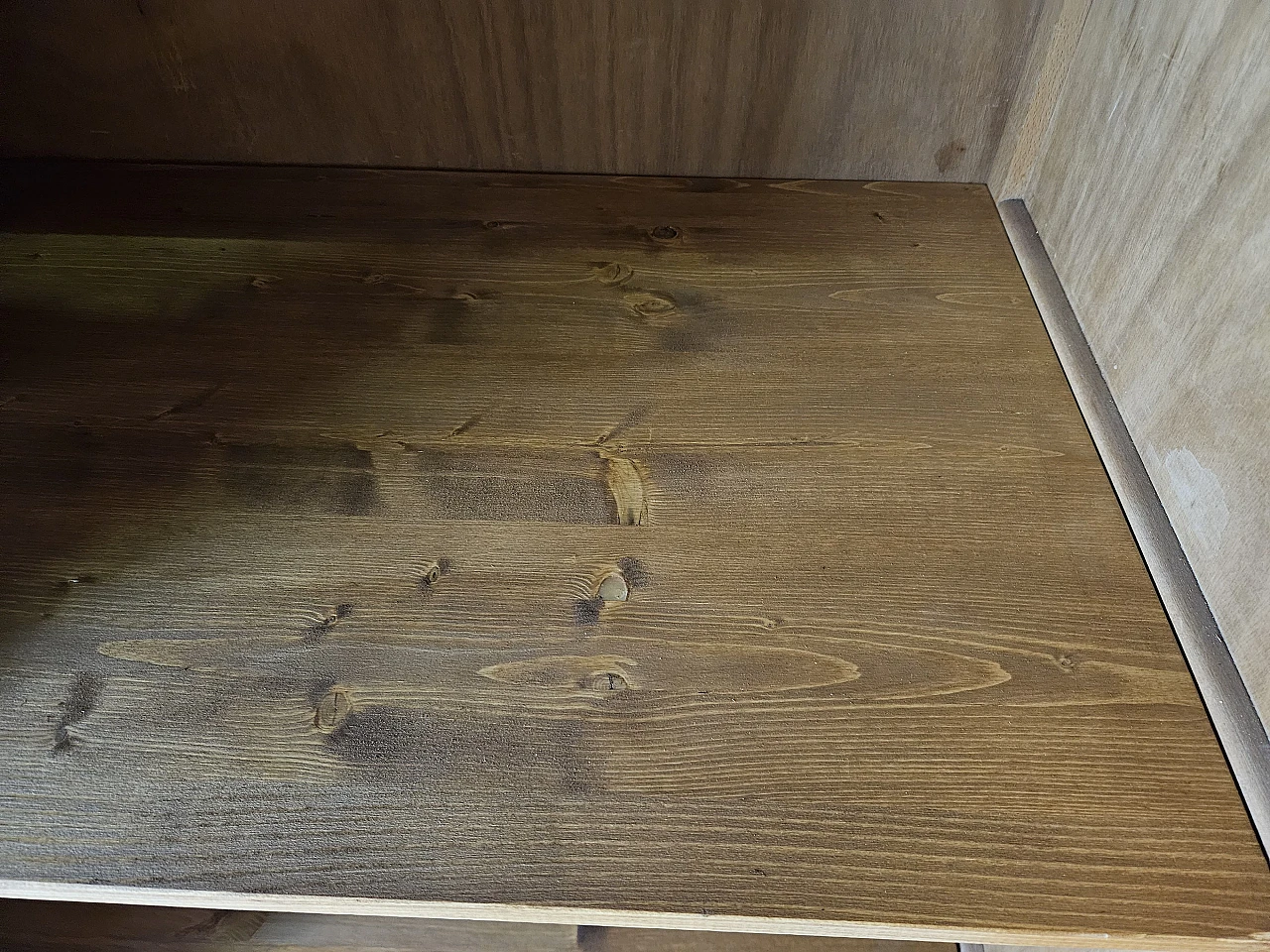 Art Deco sideboard in walnut root, 40s 21