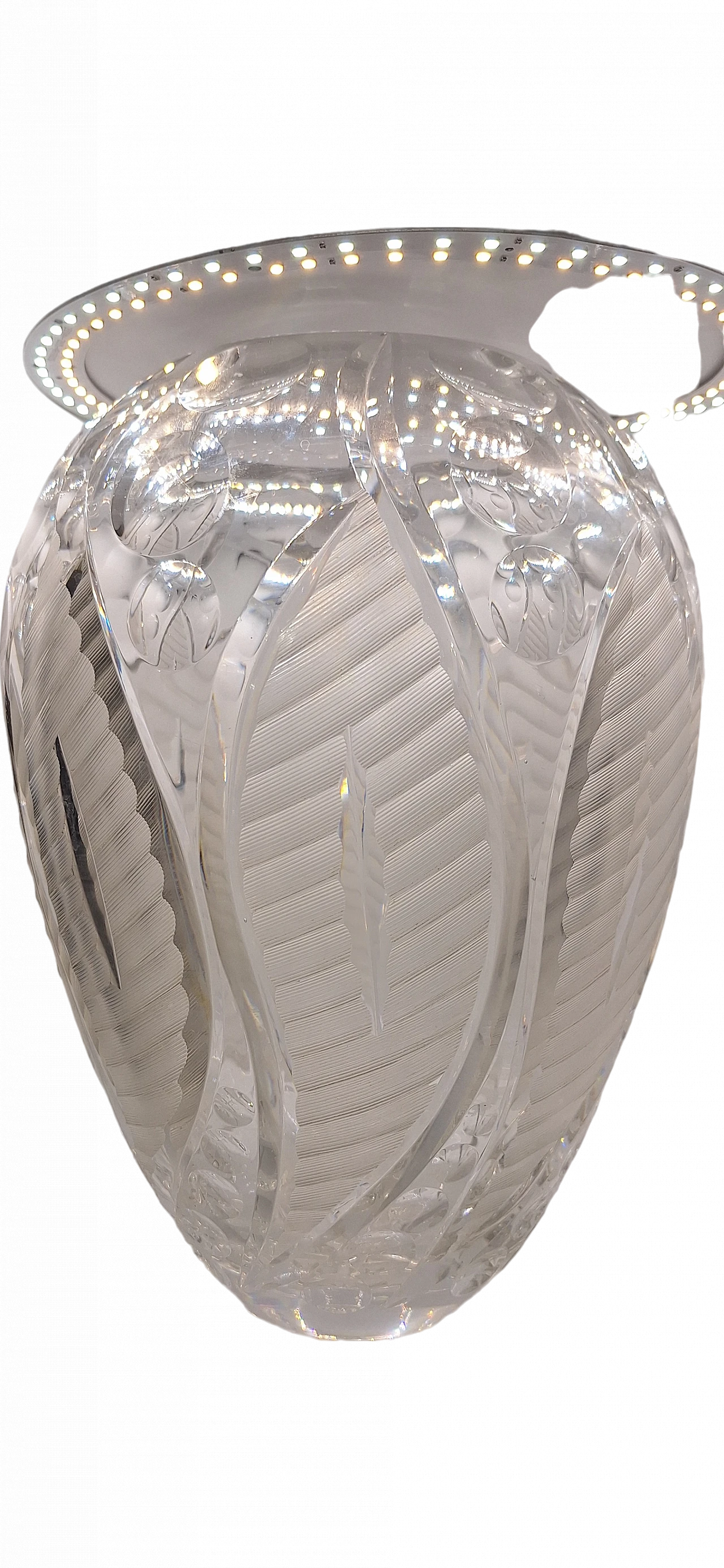 Bohemian crystal vase 6