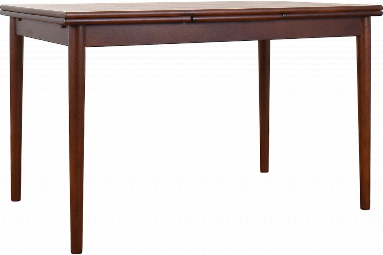 Danish walnut extendable dining table, 1960s 14