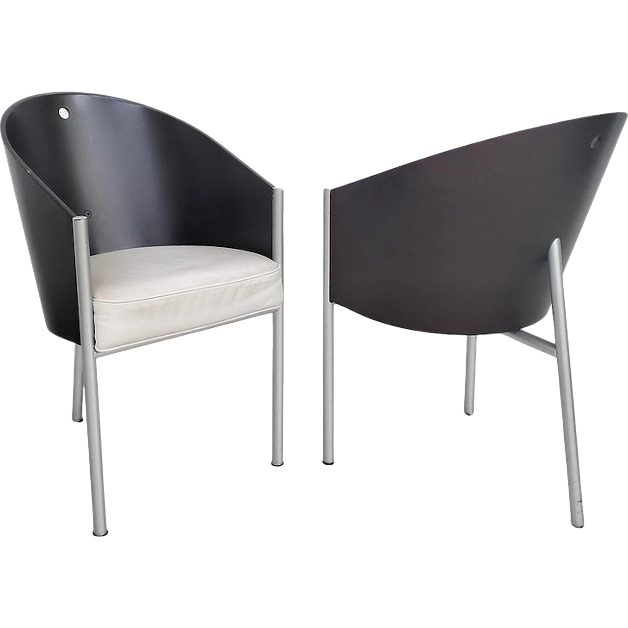 2 Costes chairs by Philippe Starck  for Driade  80s 17