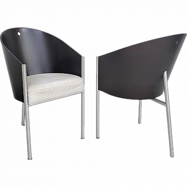 2 Costes chairs by Philippe Starck  for Driade  80s