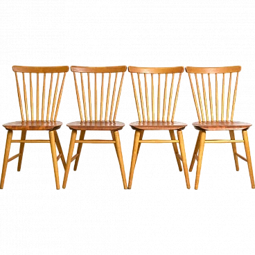 Set of four Swedish chairs from the 1950s