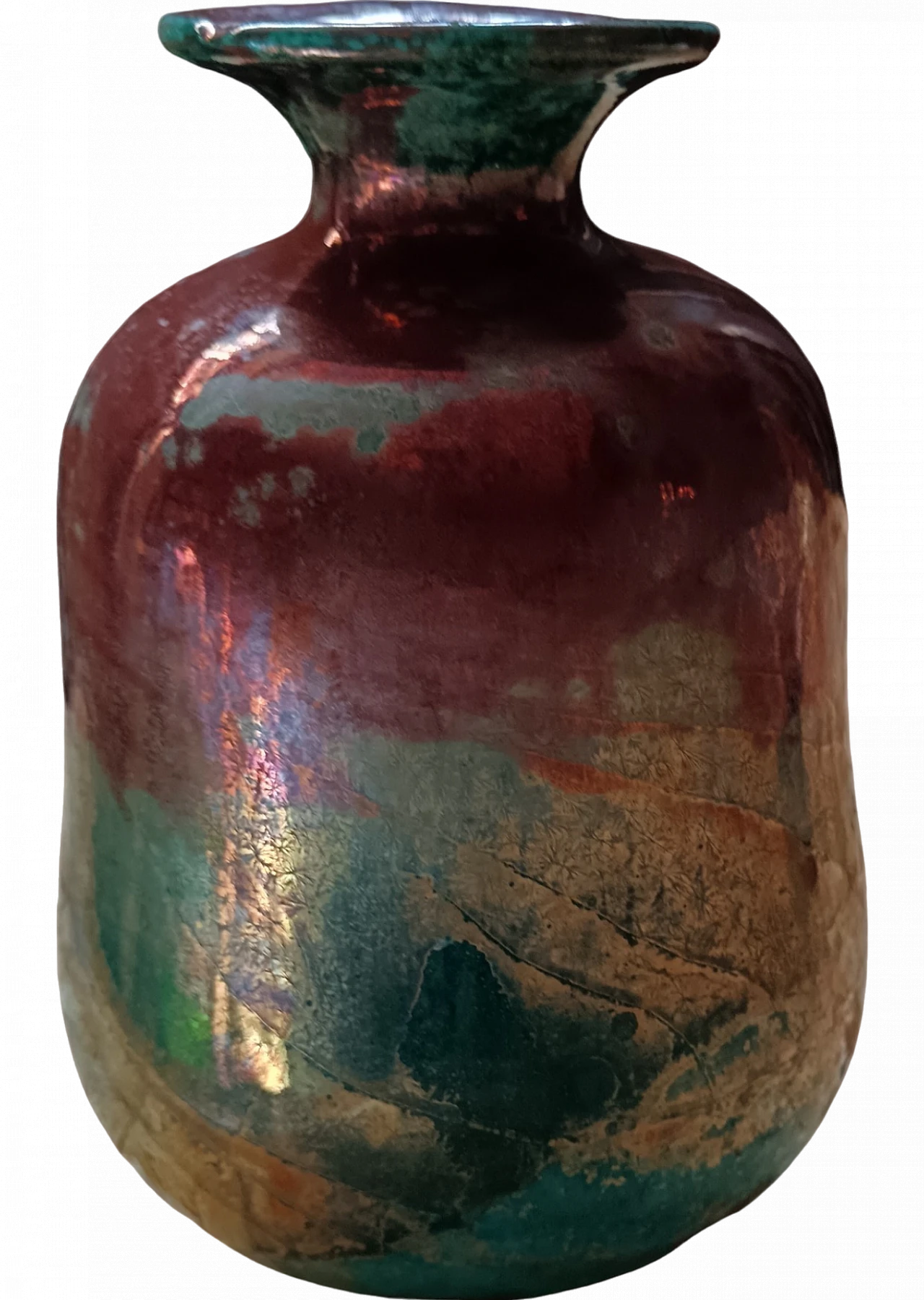 Vaso in ceramica vetrificato, '900 6