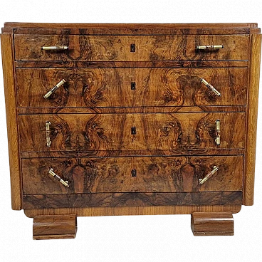 Deco chest of drawers, 40s