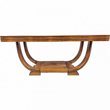 Art Deco gondola table, 40s