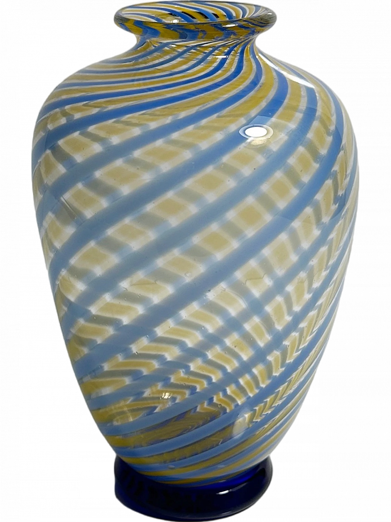 Swirl Murano vase by Fratelli Toso, 1960s 6