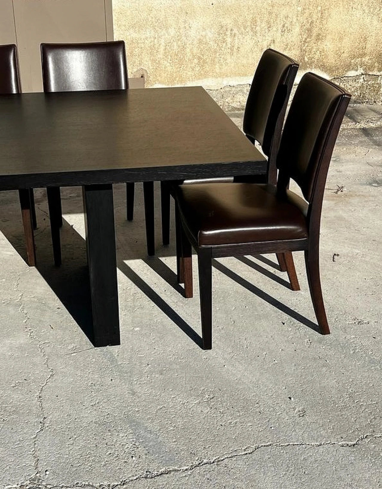 Table Simposio 290 in Wenge finish by A.Citterio for Maxalto, 2000 5