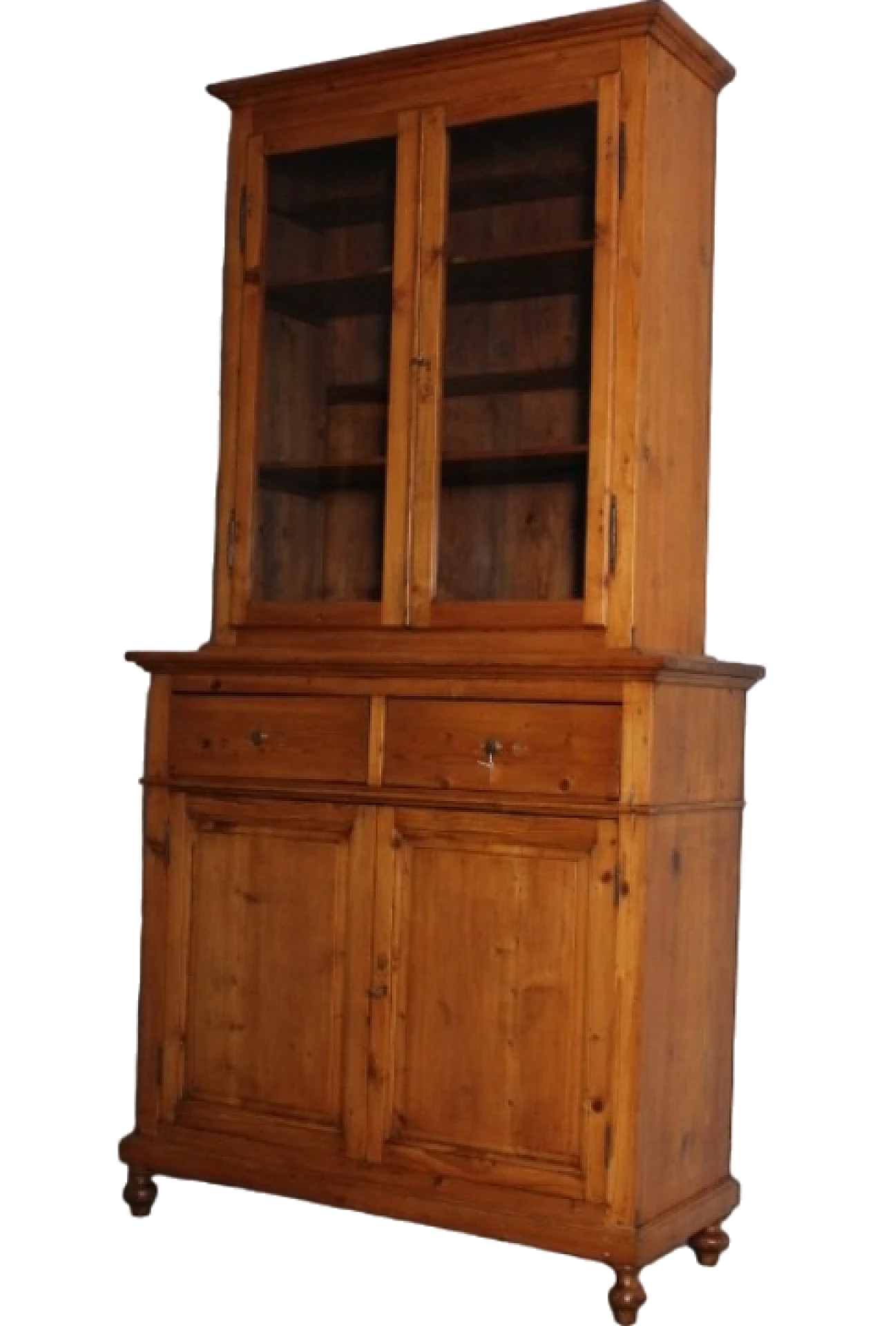 Tuscan rustic natural wood cupboard, 19th century 16