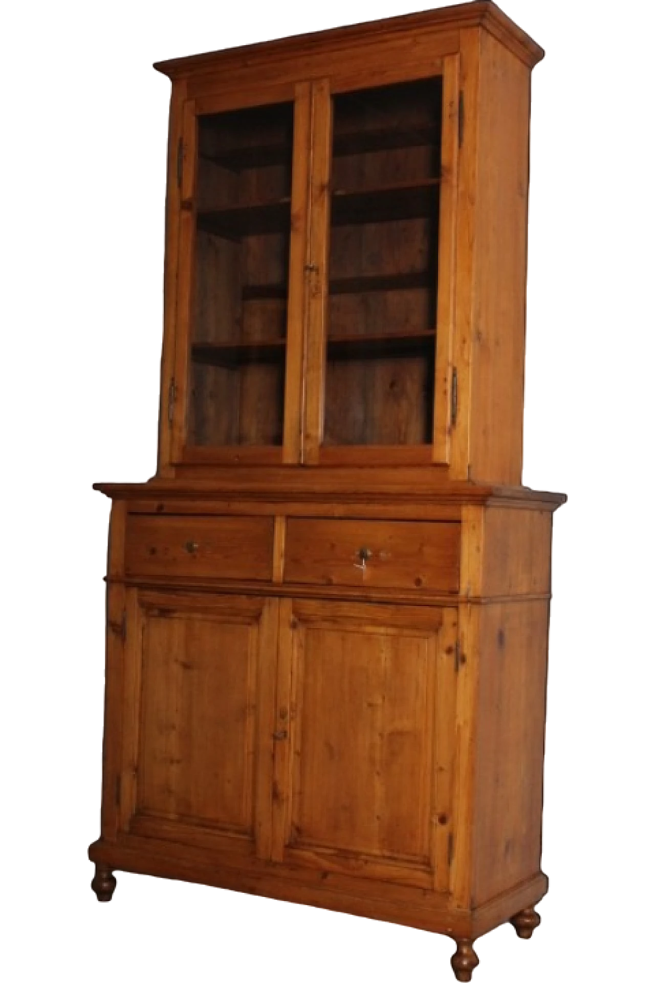 Tuscan rustic natural wood cupboard, 19th century 17