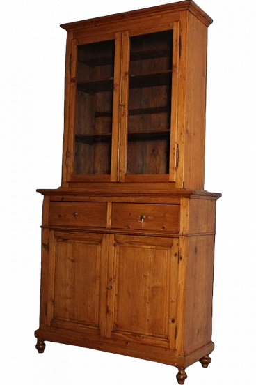 Tuscan rustic natural wood cupboard, 19th century