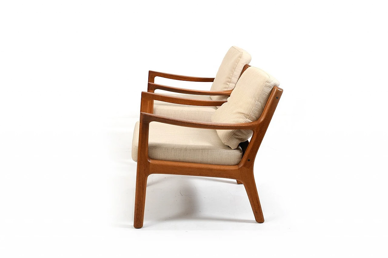 Pair of Senator armchairs by Ole Wanscher for France & Son, 1960s 4