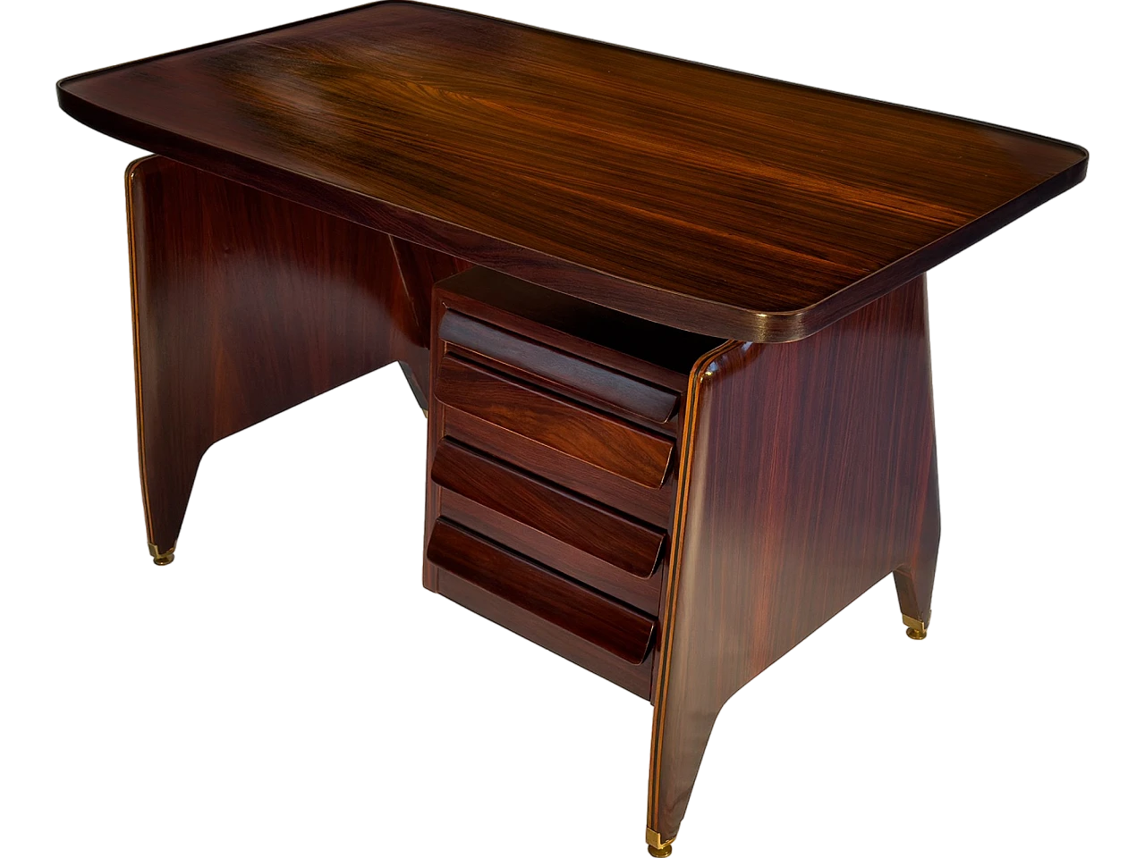 Italian Mid-Century Writing Desk by Vittorio Dassi, 1950s 68