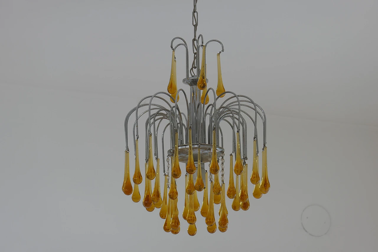 Murano glass chandelier by Venini, 40s 3