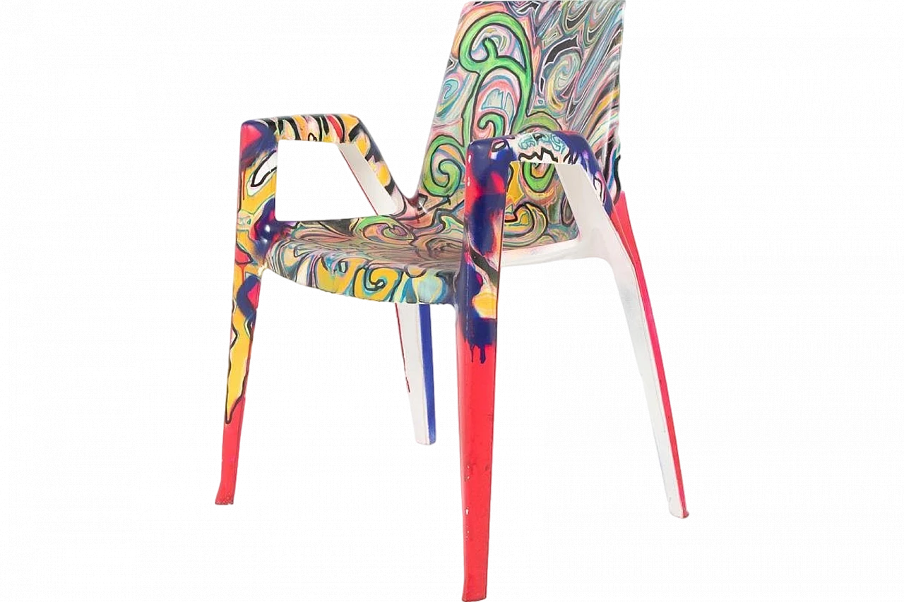 Chair by Mario Bellini & Claudio Bellini for Heller Arco, 20th century 11