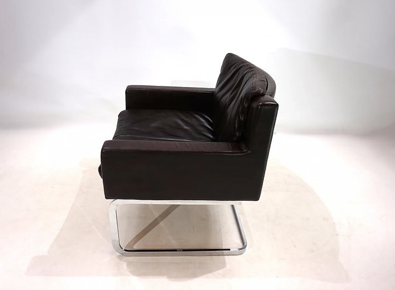 RH201 leather armchair by Robert Haussmann for De Sede, 1960s 2