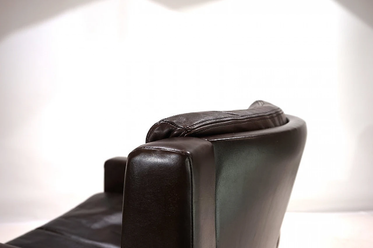 RH201 leather armchair by Robert Haussmann for De Sede, 1960s 8