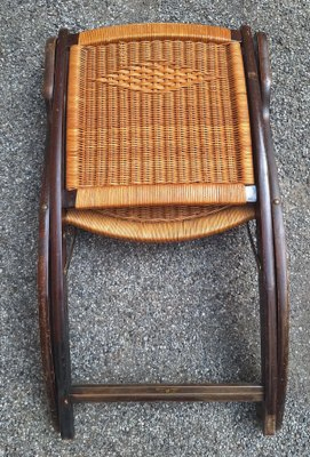 Ninfea chair in wood and rattan by Gio Ponti, 1950s 4