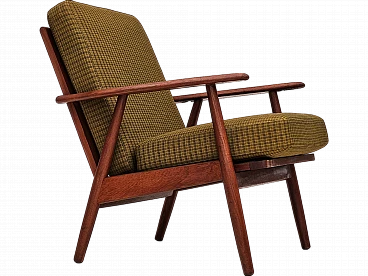 Danish teak wood armchair, 1970s