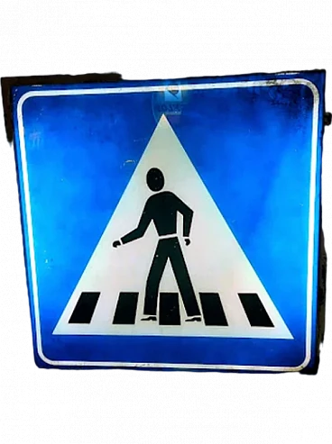 Illuminated Pedestrian Crossing sign, late 20th century