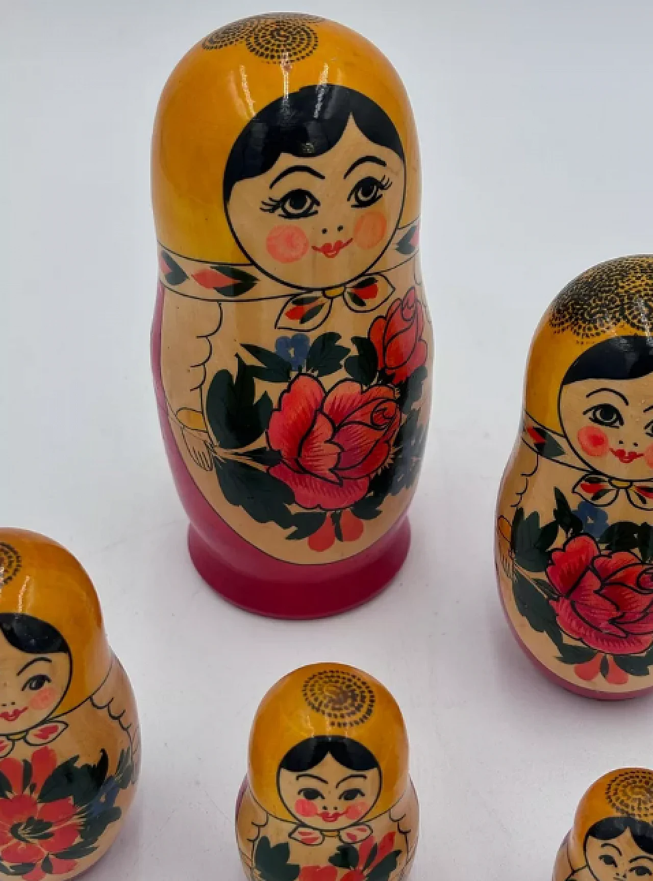 7 Wooden Matryoshka, 1980s 2