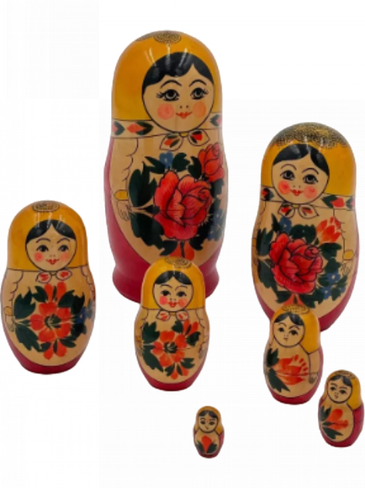 7 Wooden Matryoshka, 1980s 5