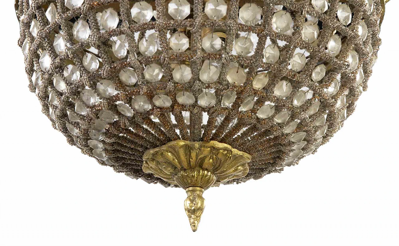 Lampadario in stile impero francese '800 2