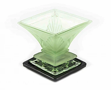 Anonymous, Satin Art Glass Centerpiece 1920s-1930s