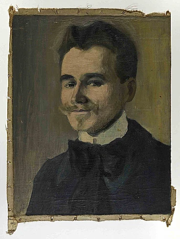 Alphonse Legros, Portrait de Frederique Regamey, Oil on Canvas 19th century