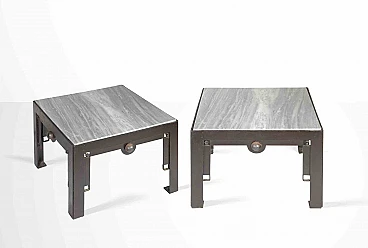 Roberto Fallani, Pair of  Alchemica Iron Coffee Table by Roberto Fallani 2000s