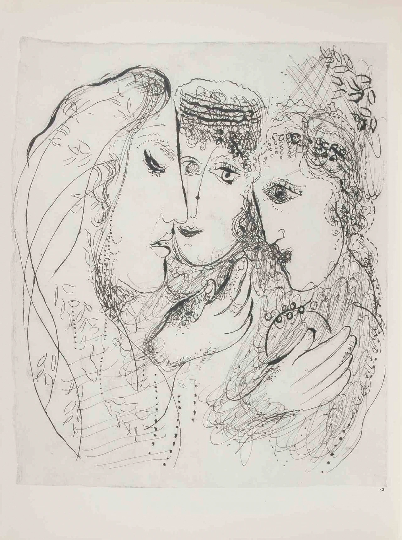 Marc Chagall, Ruth in the Cornfield, Heliogravure 1960s-1970s 2