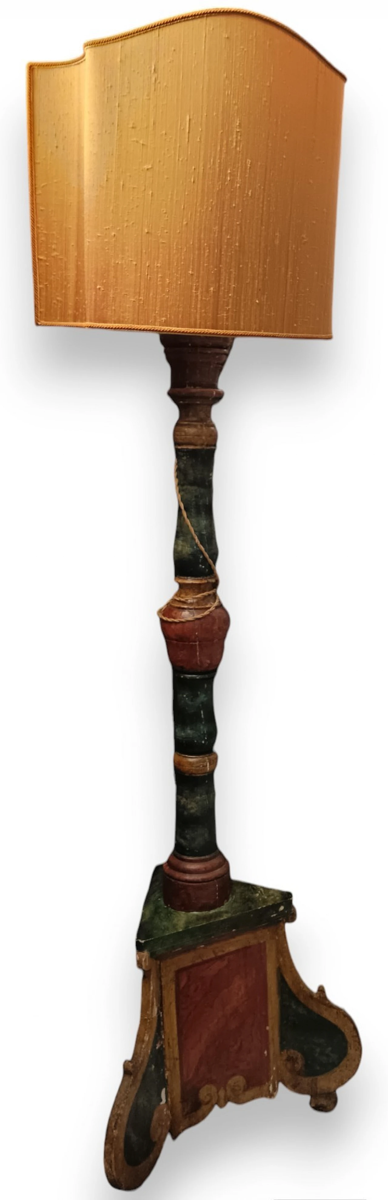 Wooden candlestick, 18th century 2