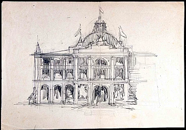 Gabriele Galantara, Il Palazzo, Disegno 1920 - 1939