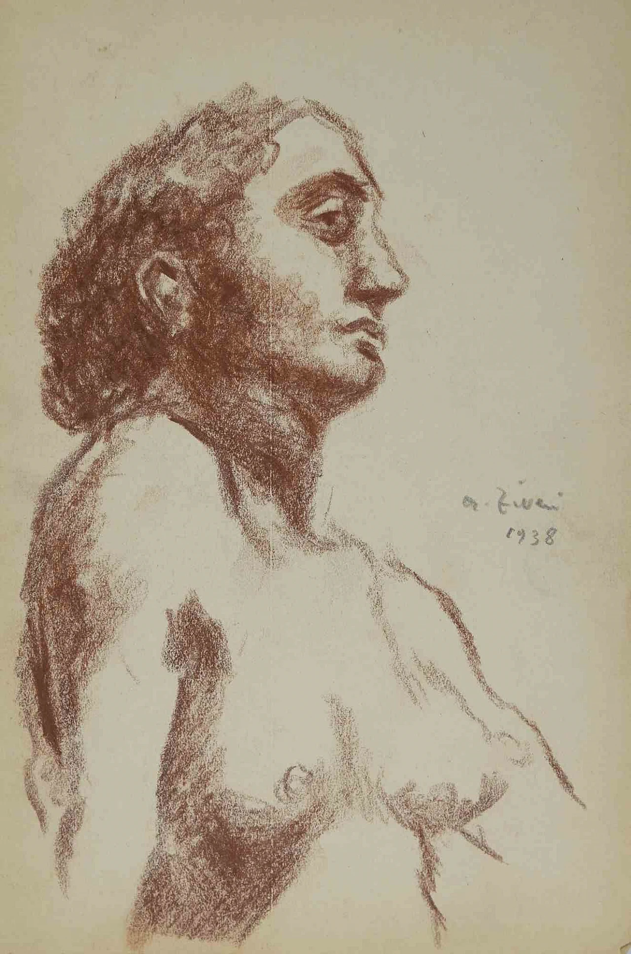 Alberto Ziveri, Nudo, Disegno 1920 - 1939 1