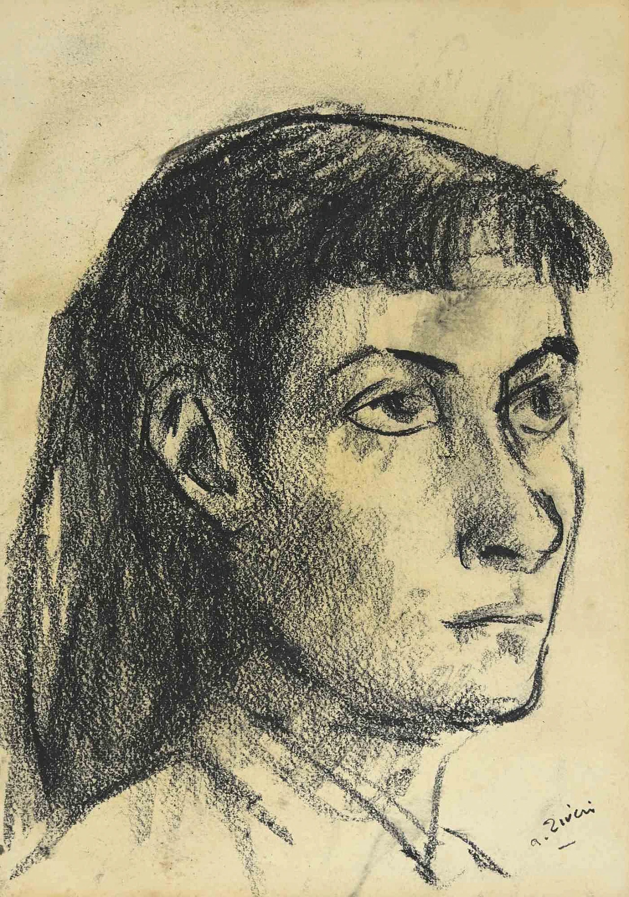 Alberto Ziveri, Ritratto, Disegno 1920 - 1939 1