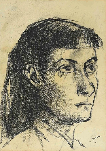 Alberto Ziveri, Ritratto, Disegno 1920 - 1939