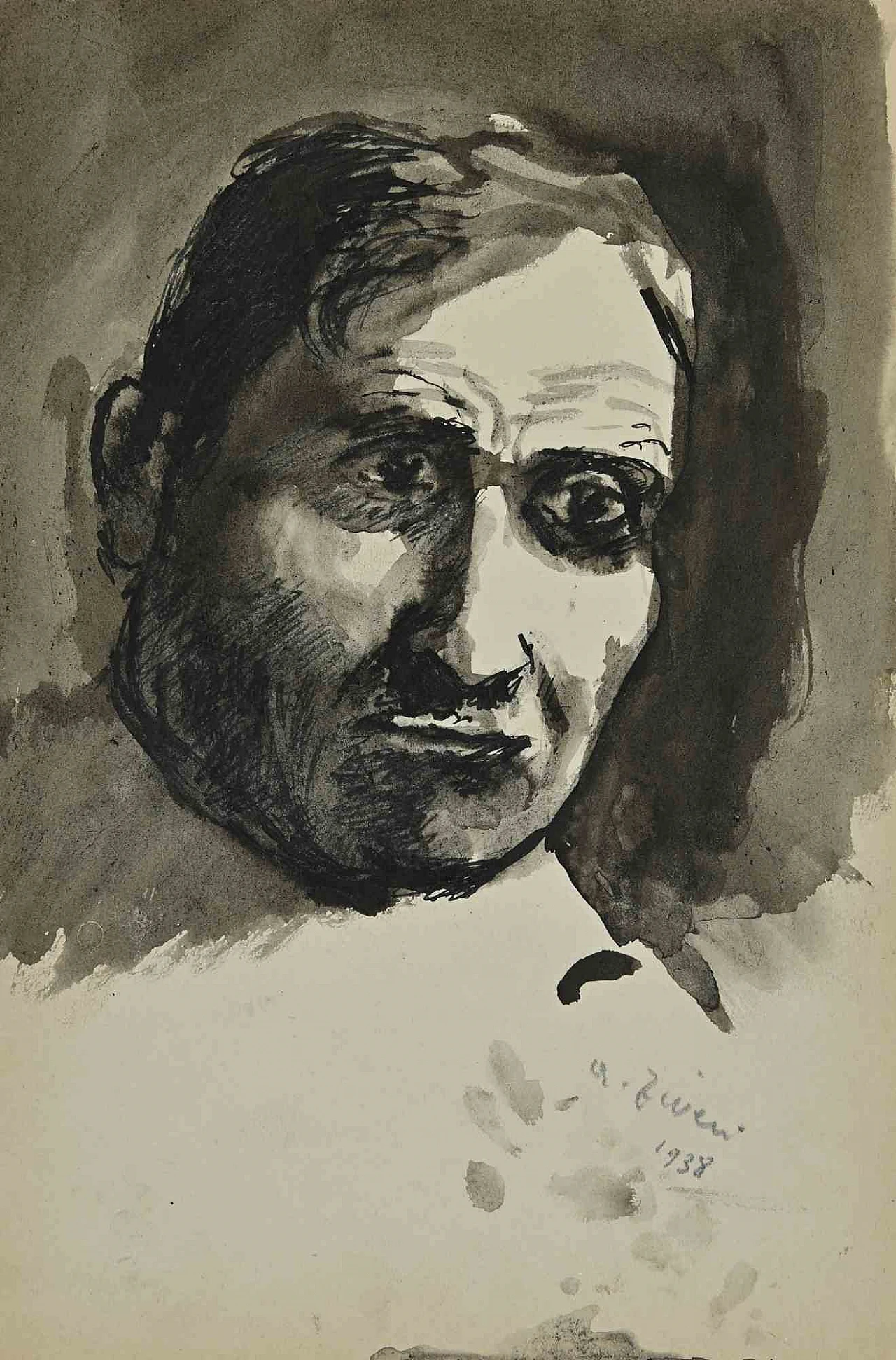 Alberto Ziveri, Ritratto, Disegno 1920 - 1939 1