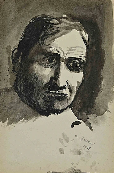 Alberto Ziveri, Ritratto, Disegno 1920 - 1939