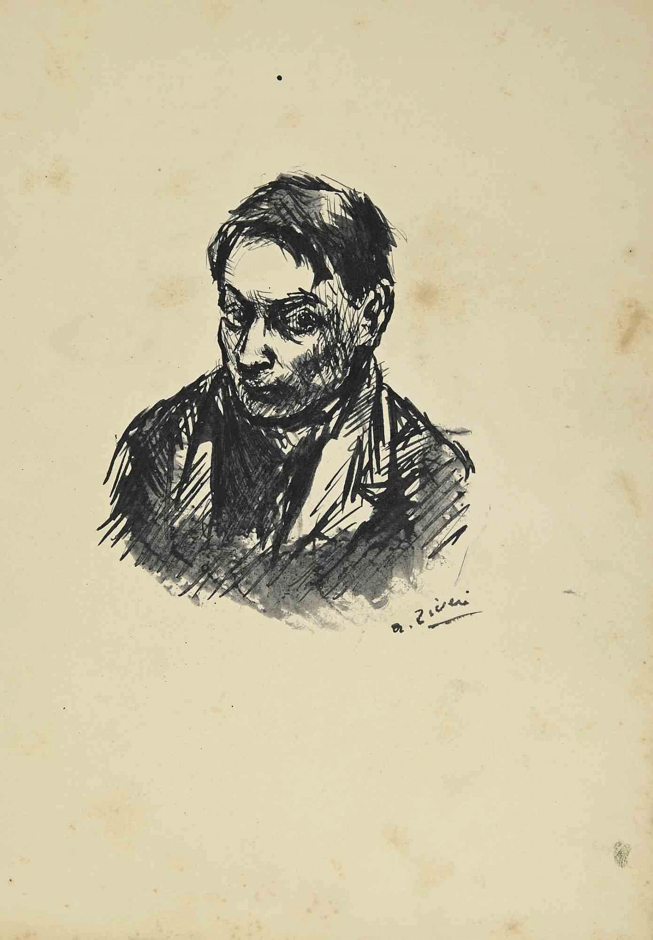 Alberto Ziveri, Ritratto, Disegno 1920 - 1939 1