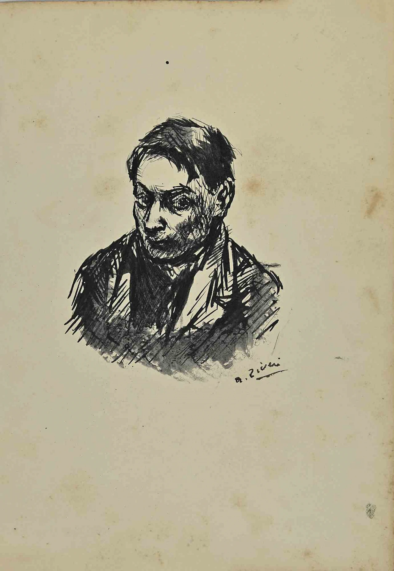 Alberto Ziveri, Ritratto, Disegno 1920 - 1939 2