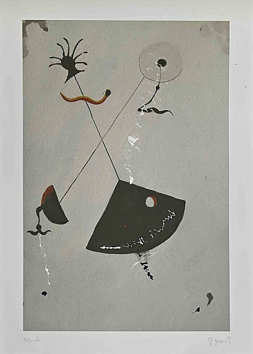 Martine Goyens, Pandals Homage to Mirò, Digital Print 2000s