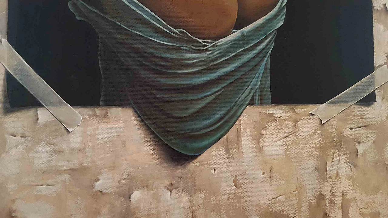 Svetoslav Stoyanov, Unframed, Oil on Canvas 2000s 6