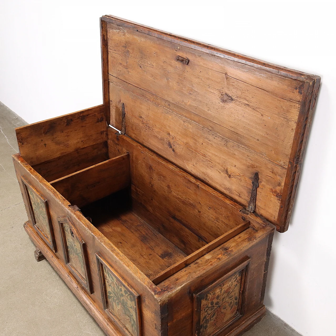 Wood and iron chest, 19th century 3