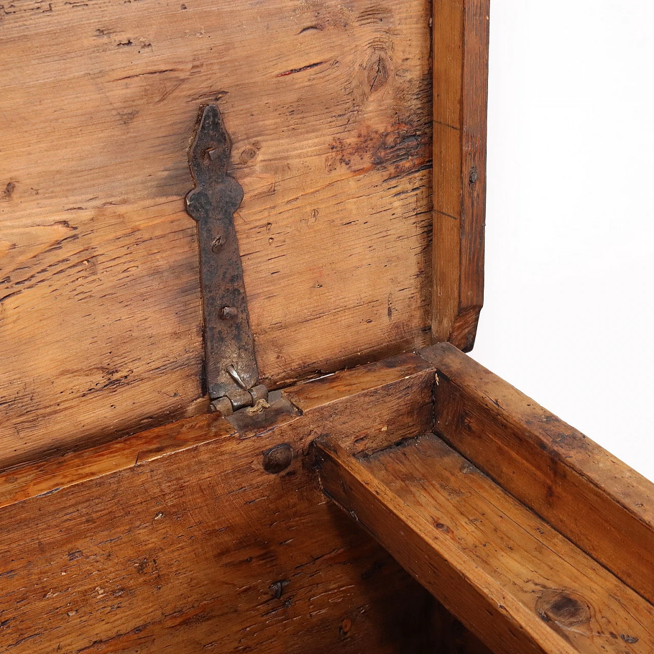 Wood and iron chest, 19th century 6