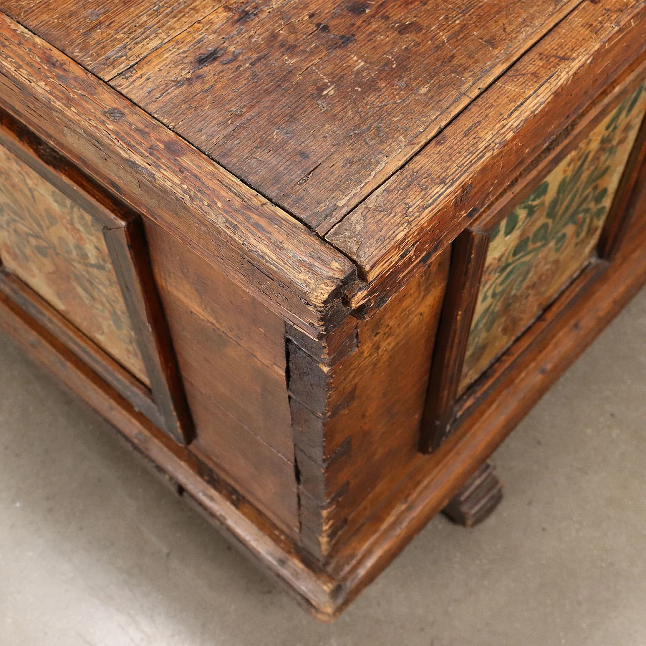 Wood and iron chest, 19th century 9