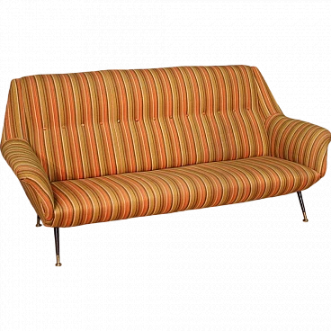 Sofa by Gigi Radice orange, 60s