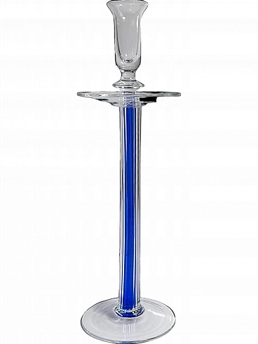 Blue Postmodern Memphis candle holder by IVV Italia, 1980s