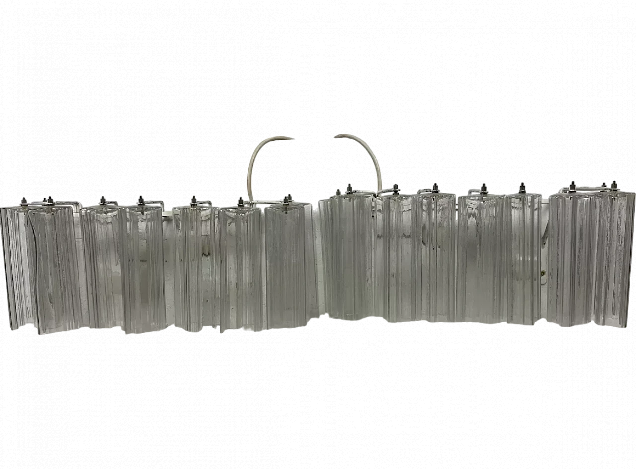 Pair of Murano glass wall sconces by Venini, 1960s 10